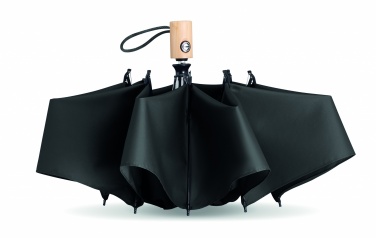 Logo trade promotional giveaways image of: 23 inch 190T RPET umbrella